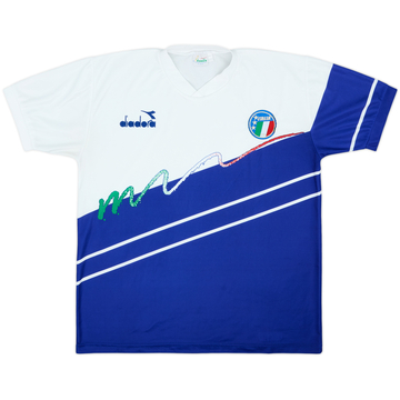 1990 Italy Diadora Training Shirt - 8/10 - (XL)
