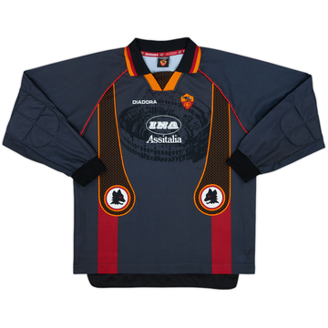 1997-98 Roma GK Shirt - 9/10 - (XL.Boys)