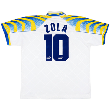 1995-97 Parma Home Shirt Zola #10 - 8/10 - (XL)
