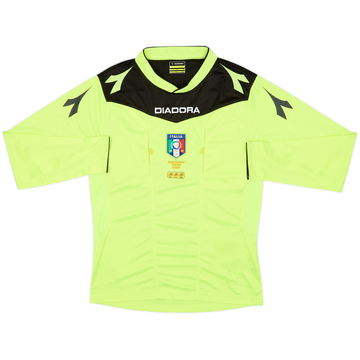 2014-15 Italy Diadora Referee L/S Shirt - 7/10 - (XS)