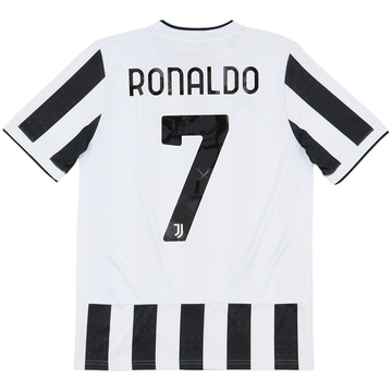 2021-22 Juventus Home Shirt Ronaldo #7 - 9/10 - (XL.Boys)