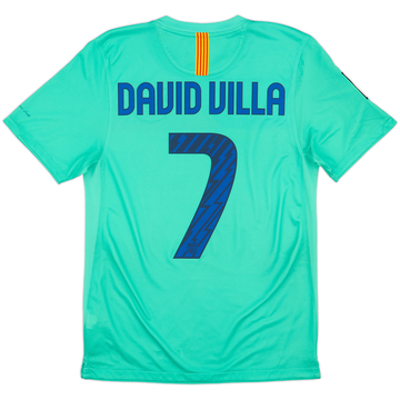 2010-11 Barcelona Away Shirt David Villa #7 - 8/10 - (S)