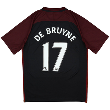 2016-17 Manchester City Away Shirt De Bruyne #17 - 10/10 - (M)