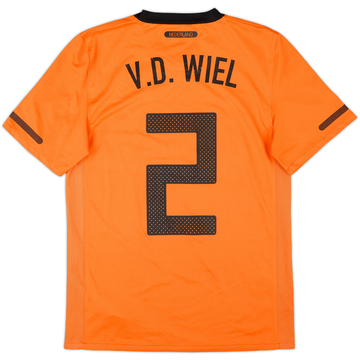 2010-11 Netherlands Home Shirt V.D. Wiel #2 - 7/10 - (S)