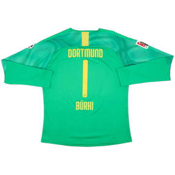 2019-20 Borussia Dortmund GK Shirt Burki #1 - 7/10 - (XL)