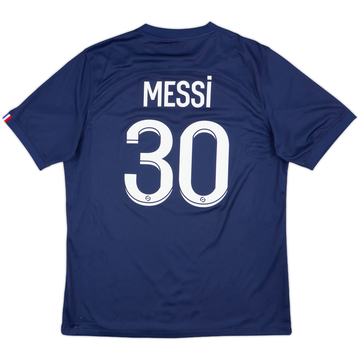 2022-23 Paris Saint-Germain Home Shirt Messi #30 - 6/10 - (L)