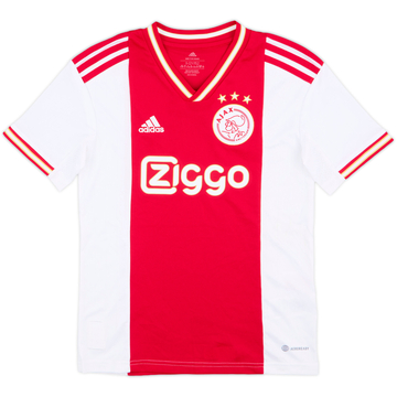 2022-23 Ajax Home Shirt - 9/10 - (M.Boys)