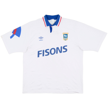 1991-92 Ipswich Away Shirt - 4/10 - (XL)