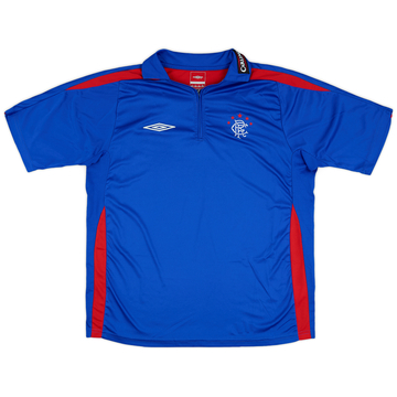 2006-07 Rangers Umbro 1/4 Zip Training Shirt - 10/10 - (L)
