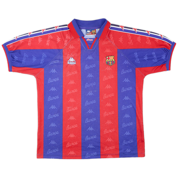 1995-97 Barcelona Home Shirt - 7/10 - (XL)