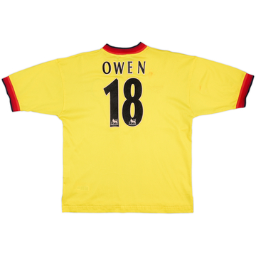 1997-99 Liverpool Away Shirt Owen #18 - 7/10 - (L)