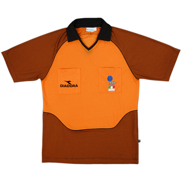 1990s Italy FIGC Diadora Referee Shirt - 9/10 - (L)