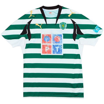 2007-08 Sporting CP Home Shirt - 3/10 - (S)
