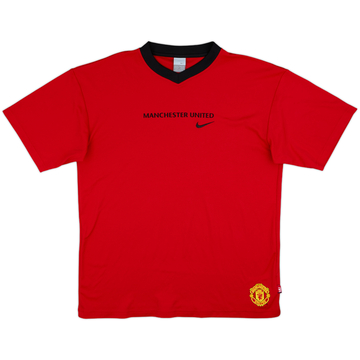 2004-05 Manchester United Nike Cotton Tee - 8/10 - (XL)