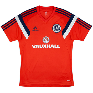 2014-15 Scotland adidas Training Shirt - 9/10 - (M)