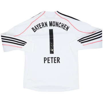 2009-10 Bayern Munich GK Shirt Peter #1 - 6/10 - (L.Boys)