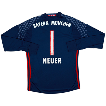2016-17 Bayern Munich GK Shirt Neuer #1 - 5/10 - (XL.Boys)