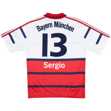 1998-00 Bayern Munich Away Shirt Sergio #13 - 9/10 - (S)