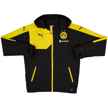 2014-15 Borussia Dortmund Puma Hooded Rain Jacket - 9/10 - (M)