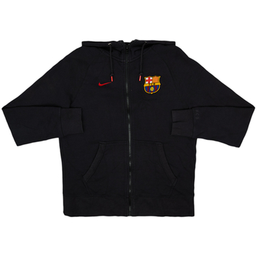 2013-14 Barcelona Nike Hooded Track Jacket - 9/10 - (M)