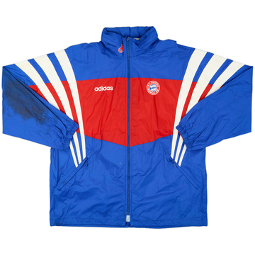 1995-96 Bayern Munich adidas Hooded Rain Jacket - 5/10 - (XL)