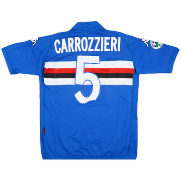 2004-05 Sampdoria Match Issue Home Shirt Carrozzieri #5