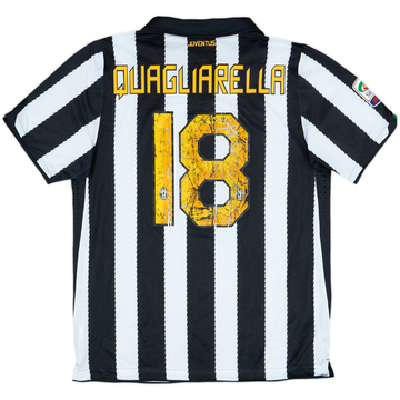 2010-11 Juventus Home Shirt Quagliarella #18 - 3/10 - (L)