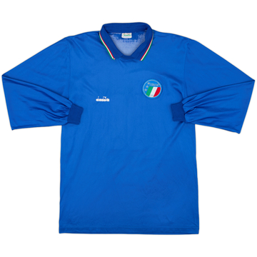 1986-91 Italy Home L/S Shirt #10 - 6/10 - (L)