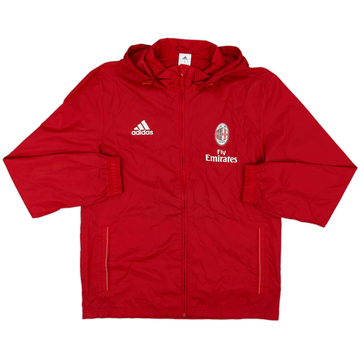 2015-16 AC Milan adidas Hooded Rain Jacket - 6/10 - (M)