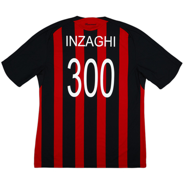 2008-09 AC Milan Home Shirt Inzaghi #300 - 8/10 - (XL)