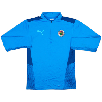 2021-22 Fenerbahce Puma 1/4 Zip Training Top - 8/10 - (S)