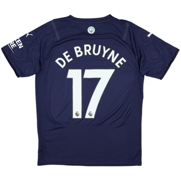 2021-22 Manchester City Third Shirt De Bruyne #17 - 10/10 - (M)