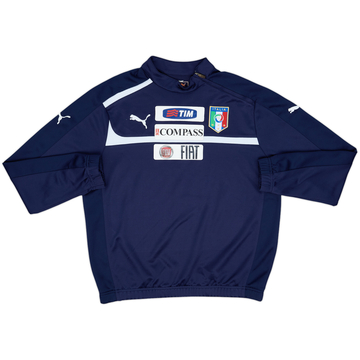 2011-12 Italy Puma 1/4 Zip Sweat Top - 7/10 - (M)