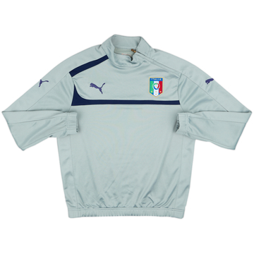2010-11 Italy Puma 1/4 Zip Training Top - 8/10 - (S)