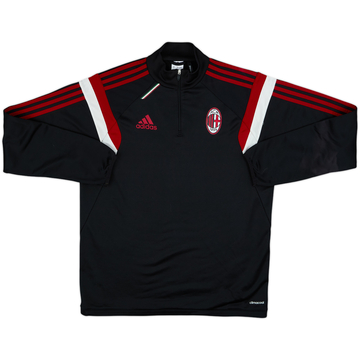 2014-15 AC Milan adidas 1/4 Zip Training Top - 8/10 - (M)