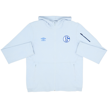 2021-22 Schalke Umbro Hooded Track Jacket - 10/10 - (XL)