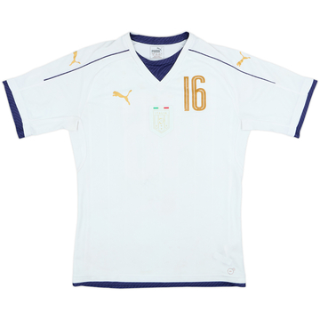 2016-17 Italy Tribute Away Shirt #16 - 5/10 - (L)
