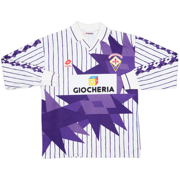 1991-92 Fiorentina Away L/S Shirt - 7/10 - (M)