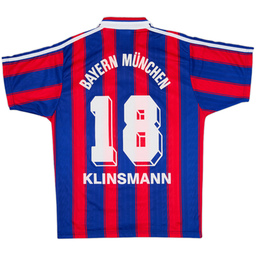 1995-97 Bayern Munich Home Shirt Klinsmann #18 - 9/10 - (S)