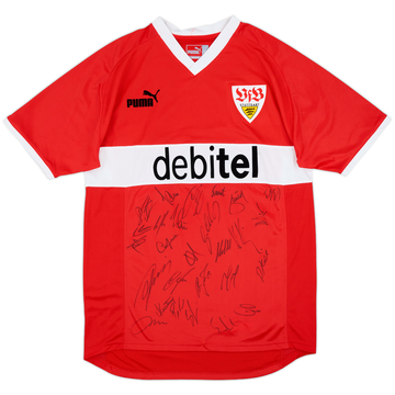 2003-04 Stuttgart Squad Signed Away Shirt - 8/10 - (XL)