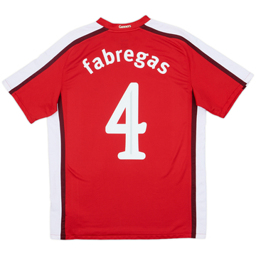 2008-10 Arsenal Home Shirt Fabregas #4 - 8/10 - (M)