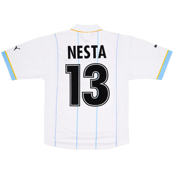 2001-02 Lazio Basic European Home Shirt Nesta #13 - 7/10 - (XL.Boys)