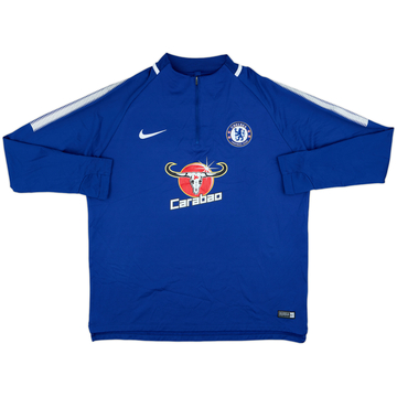 2017-18 Chelsea Nike 1/4 Zip Training Top - 8/10 - (XL)