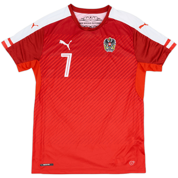 2016-17 Austria Home Shirt Arnautovic #7 - 7/10 - (M)