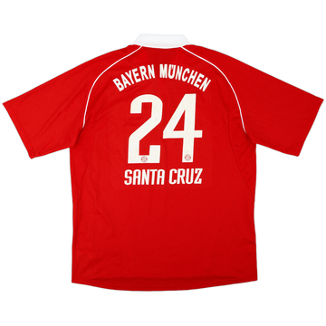 2005-06 Bayern Munich Home Shirt Santa Cruz #24 - 7/10 - (XL)
