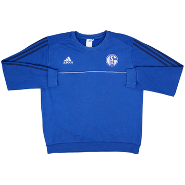 2017-18 Schalke adidas Sweat Top - 8/10 - (XL)