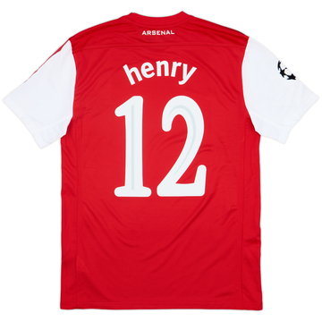2011-12 Arsenal Home Shirt Henry #12 - 8/10 - (M)