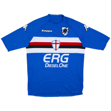 2006-07 Sampdoria Player Issue Home Shirt - 5/10 - (L)