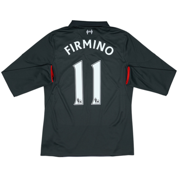 2015-16 Liverpool Third L/S Shirt Firmino #11 - 10/10 - (S)