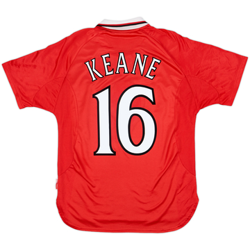 1999-00 Manchester United 'CL Winners' Shirt Keane #16 - 6/10 - (M)